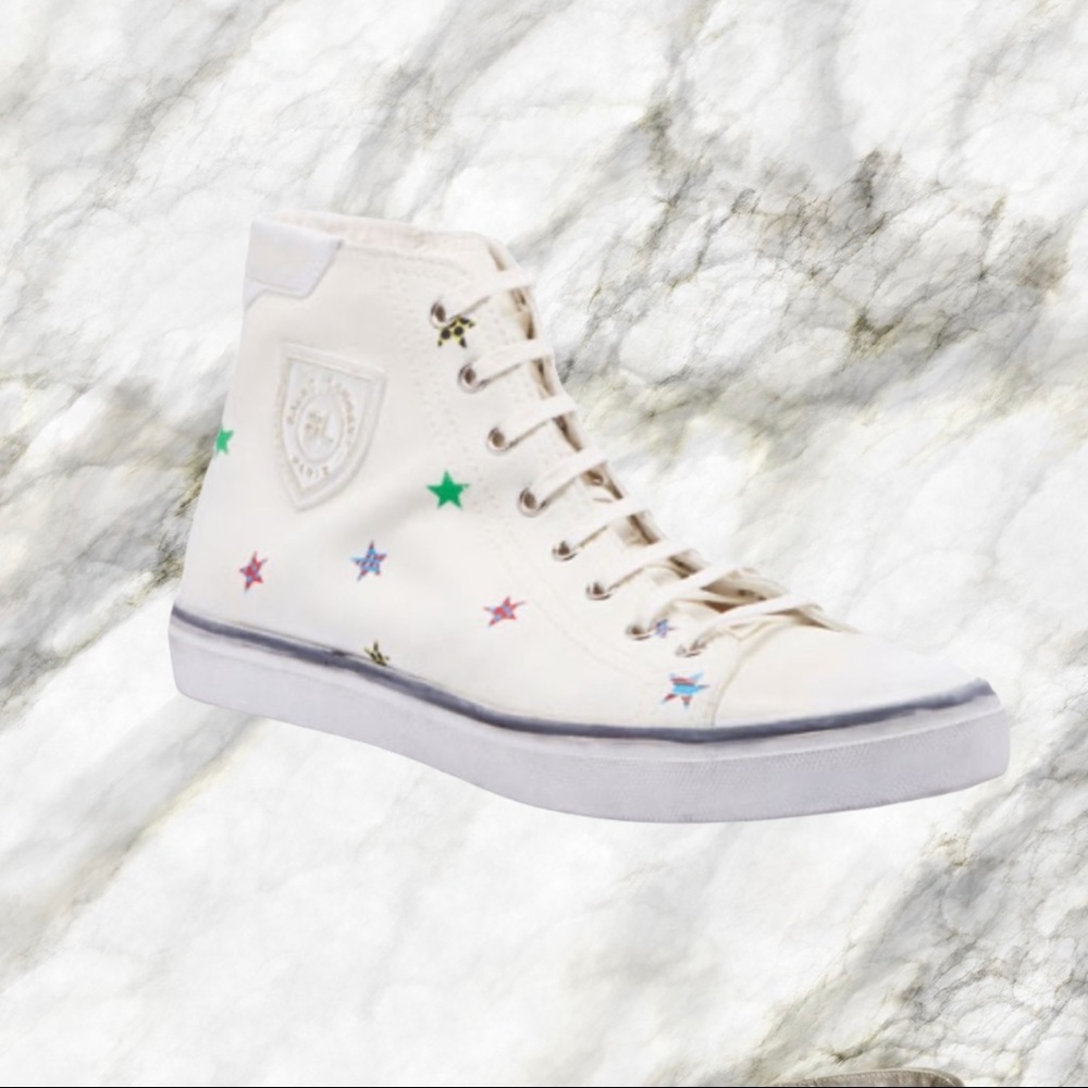 Saint Laurent Bedford Star High Top Sneaker - Picture 1 of 5